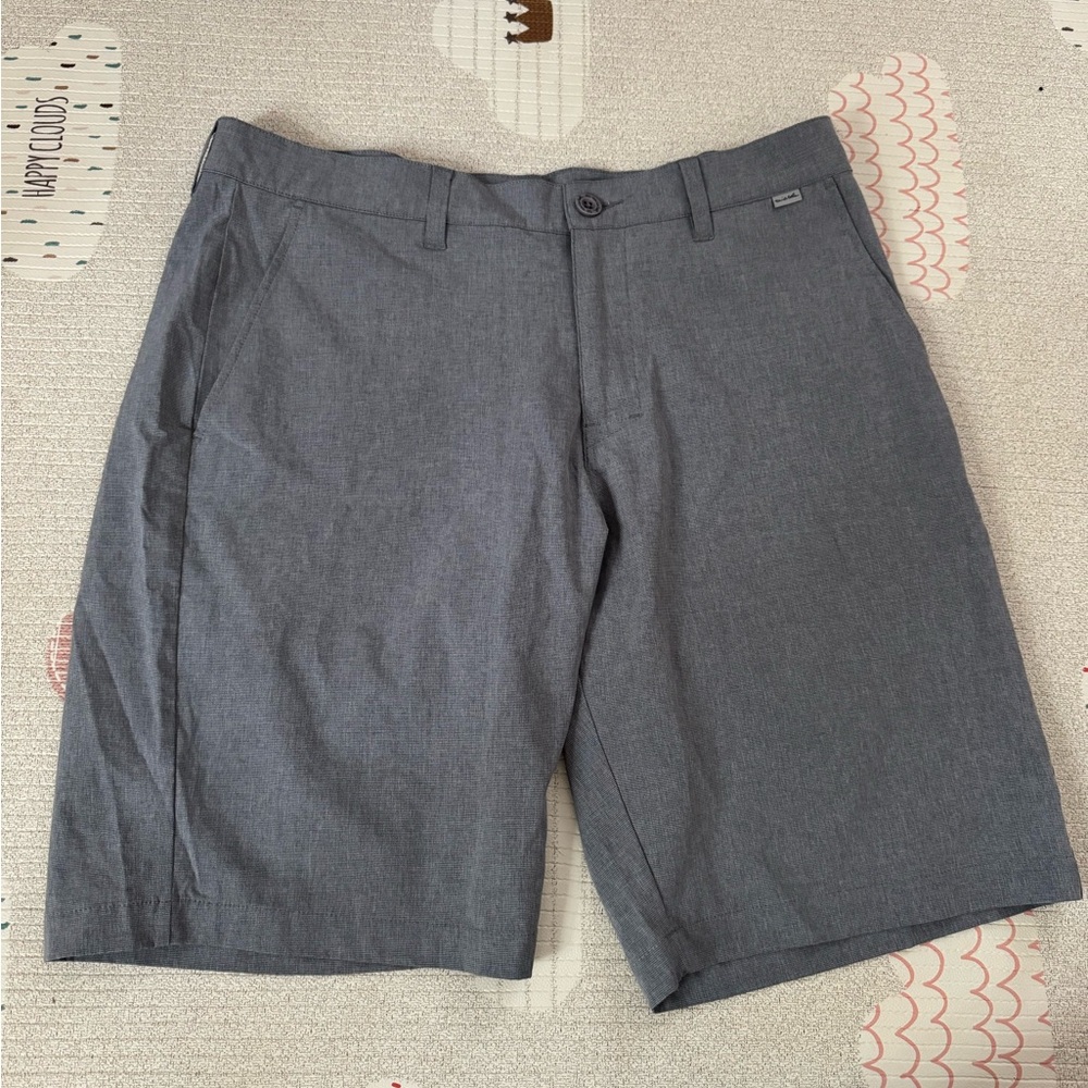 Travis Mathew Charcoal Flat Front Shorts